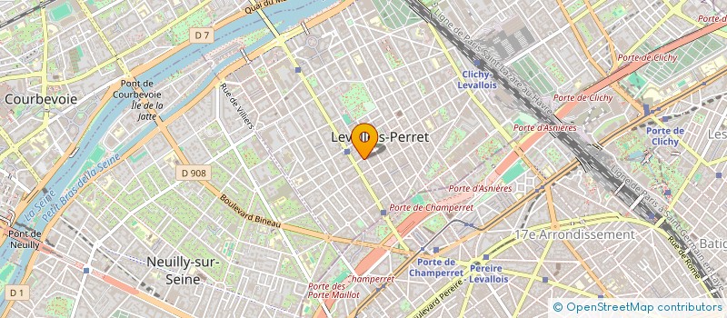 localisation de l'entreprise MADAME PAULINE VAFLARD à LEVALLOIS-PERRET