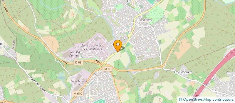 localisation de l'entreprise MADAME PAULINE VALADIER  SAUSSINES