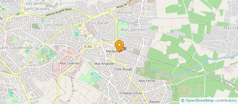 localisation de l'entreprise MADAME PAULINE VALENCIA  CABESTANY