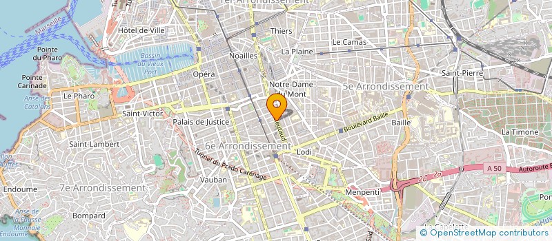localisation de l'entreprise MADAME PAULINE VALLE à MARSEILLE