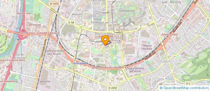 localisation de l'entreprise MADAME PAULINE VALLERAN  SASSENAGE