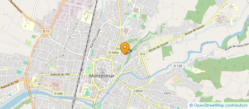 localisation de l'entreprise MADAME PAULINE VAN DER SYPT à MONTELIMAR