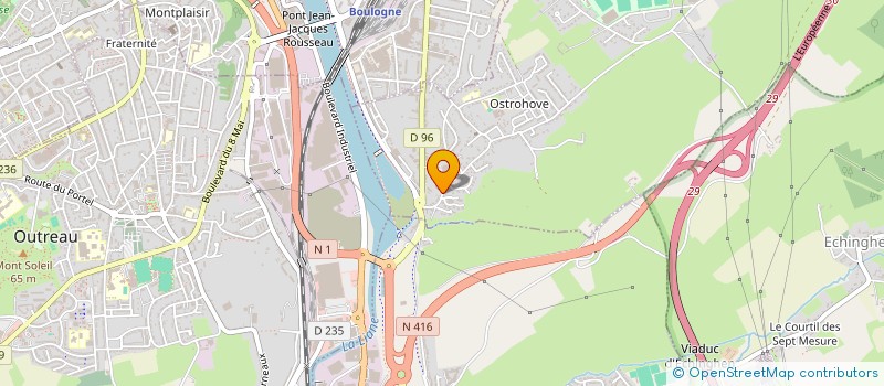 localisation de l'entreprise MADAME PAULINE VANDOOREN à SAINT-MARTIN-BOULOGNE