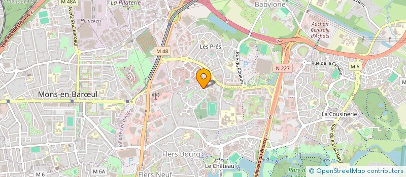 localisation de l'entreprise MADAME PAULINE VANNOORENBERGHE à VILLENEUVE-D'ASCQ