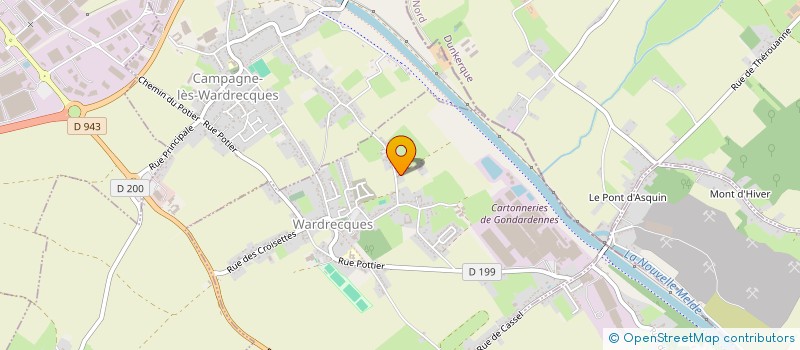 localisation de l'entreprise MADAME PAULINE VANPOULLE  WARDRECQUES