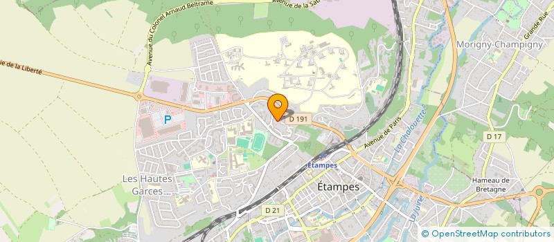 localisation de l'entreprise MADAME PAULINE VANSTAEN à ETAMPES