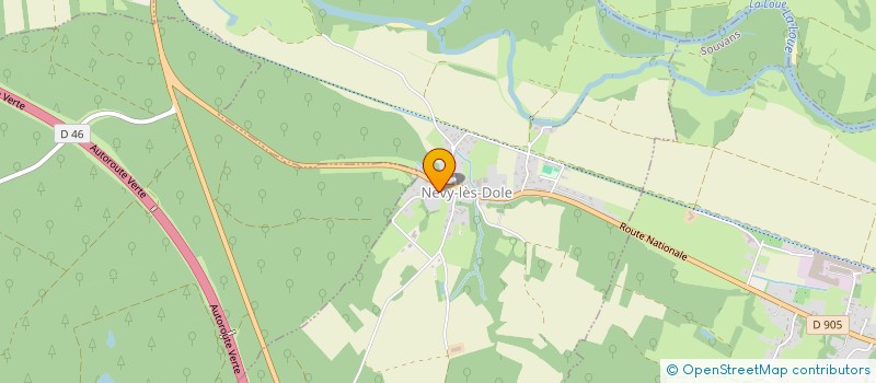 localisation de l'entreprise MADAME PAULINE VANTHIER  NEVY-LES-DOLE