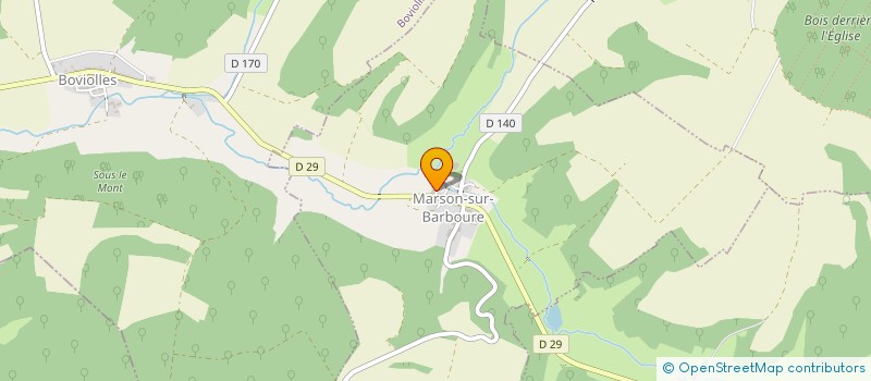localisation de l'entreprise MADAME PAULINE VARNIER à MARSON-SUR-BARBOURE