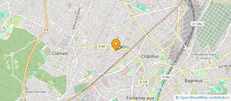 localisation de l'entreprise MADAME PAULINE VARON  CHATILLON