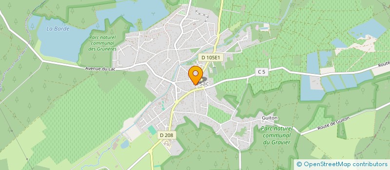 localisation de l'entreprise MADAME PAULINE VASSORT  ARSAC