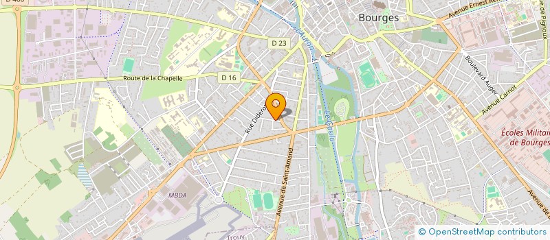 localisation de l'entreprise MADAME PAULINE VAULLERIN  BOURGES