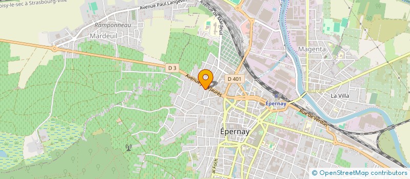 localisation de l'entreprise MADAME PAULINE VAZART  EPERNAY