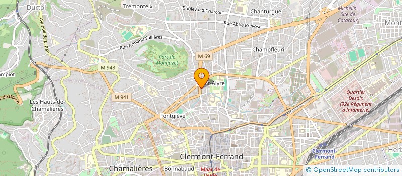 localisation de l'entreprise MADAME PAULINE VAZEILLE à CLERMONT-FERRAND