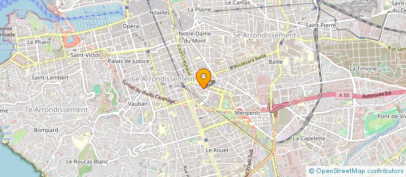 localisation de l'entreprise MADAME PAULINE VERA à MARSEILLE
