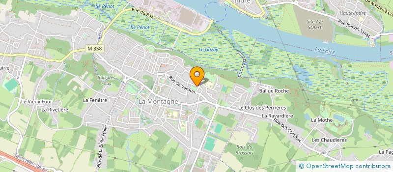 localisation de l'entreprise MADAME PAULINE VERAN BALLARIN  LA MONTAGNE