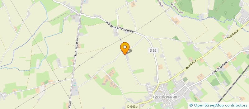 localisation de l'entreprise MADAME PAULINE VERBRUGGHE à STEENBECQUE