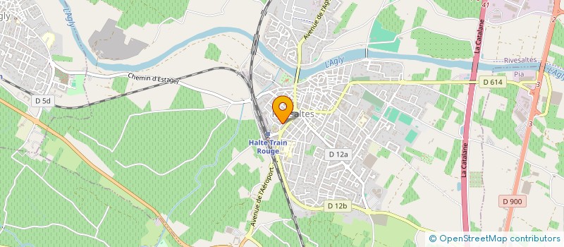 localisation de l'entreprise MADAME PAULINE VERDAGUER  RIVESALTES