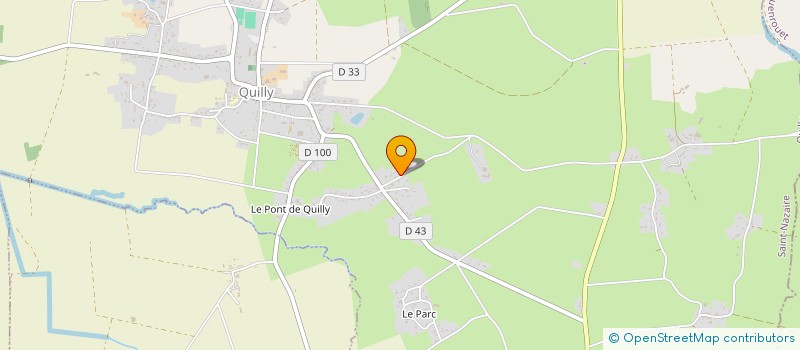 localisation de l'entreprise MADAME PAULINE VERDES  QUILLY