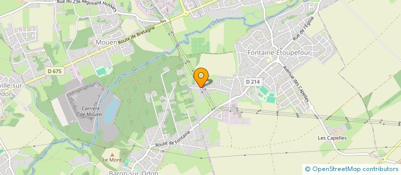 localisation de l'entreprise MADAME PAULINE VERGIN  FONTAINE-ETOUPEFOUR