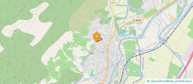 localisation de l'entreprise MADAME PAULINE VERMALLE  VOLX