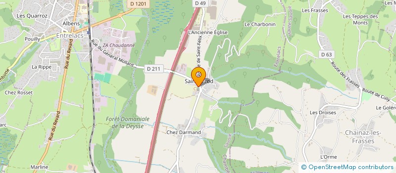 localisation de l'entreprise MADAME PAULINE VIAL  ENTRELACS