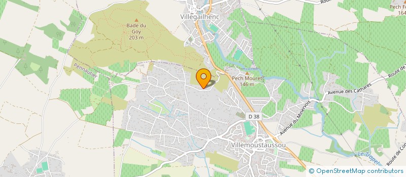 localisation de l'entreprise MADAME PAULINE VICAIRE  VILLEMOUSTAUSSOU