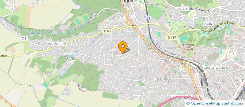 localisation de l'entreprise MADAME PAULINE VIDAL  VAUHALLAN