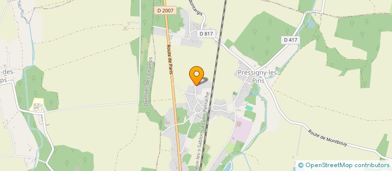 localisation de l'entreprise MADAME PAULINE VIEUGUE à PRESSIGNY-LES-PINS