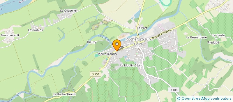 localisation de l'entreprise MADAME PAULINE VIGNIER  BELLEVIGNE-EN-LAYON