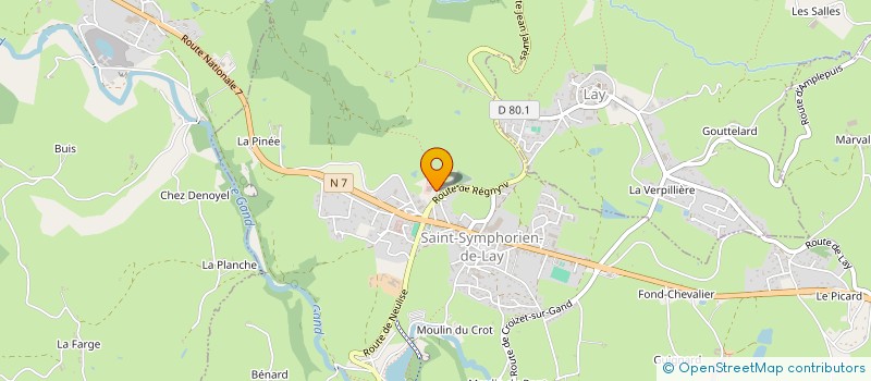 localisation de l'entreprise MADAME PAULINE VIGNON  LAY