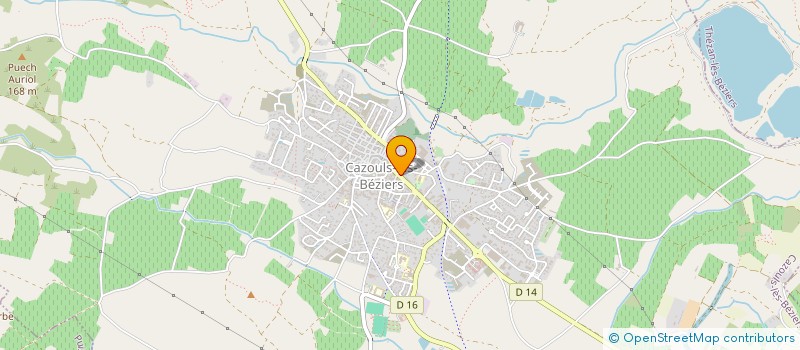 localisation de l'entreprise MADAME PAULINE VILA  CAZOULS-LES-BEZIERS