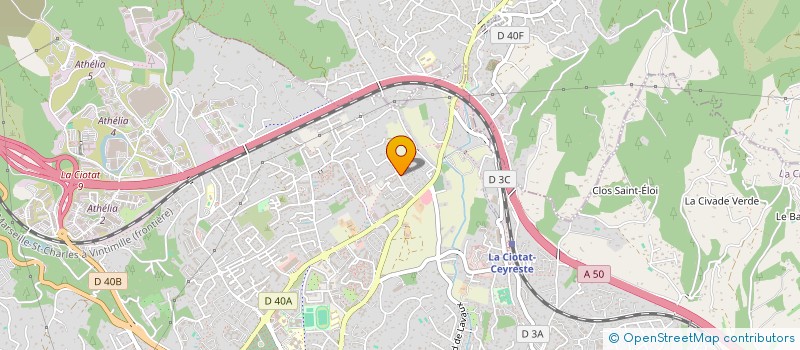 localisation de l'entreprise MADAME PAULINE VILLANI  LA CIOTAT