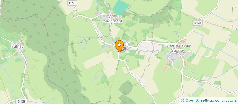 localisation de l'entreprise MADAME PAULINE VILLIERE  GUGNEY