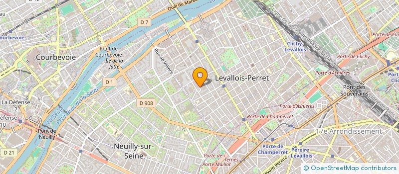 localisation de l'entreprise MADAME PAULINE VINCON à LEVALLOIS-PERRET