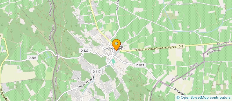 localisation de l'entreprise MADAME PAULINE VIVARD à ROCHEGUDE