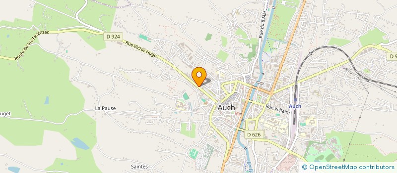 localisation de l'entreprise MADAME PAULINE VIVES  AUCH