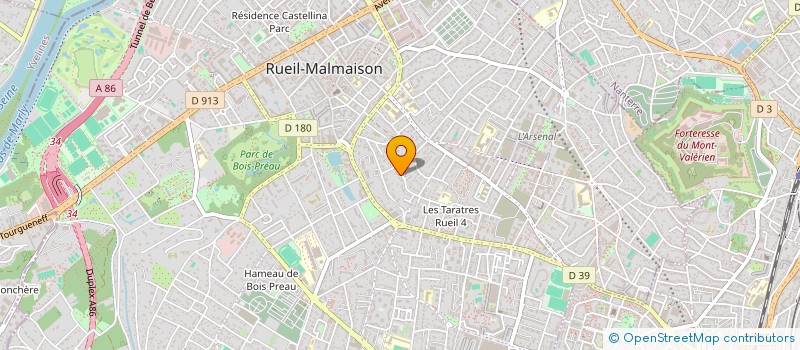 localisation de l'entreprise MADAME PAULINE VOISIN à RUEIL-MALMAISON
