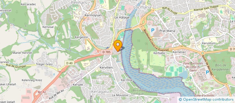 localisation de l'entreprise MADAME PAULINE VOULYZE à QUIMPER