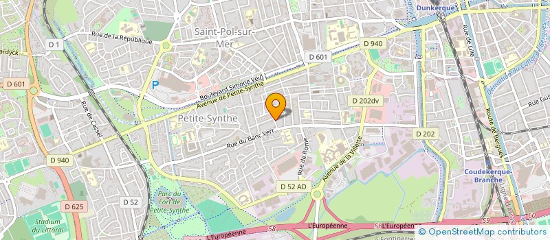 localisation de l'entreprise MADAME PAULINE WADOUX à DUNKERQUE