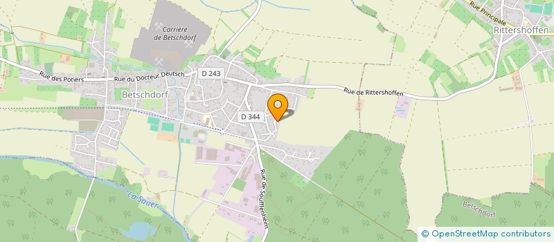 localisation de l'entreprise MADAME PAULINE WALTER  ERCKARTSWILLER