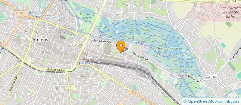 localisation de l'entreprise MADAME PAULINE WARMEL  AMIENS