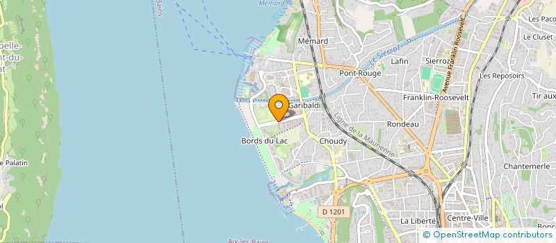 localisation de l'entreprise MADAME PAULINE WASSELIN  AIX-LES-BAINS