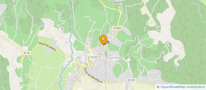 localisation de l'entreprise MADAME PAULINE WEBER  FAYENCE