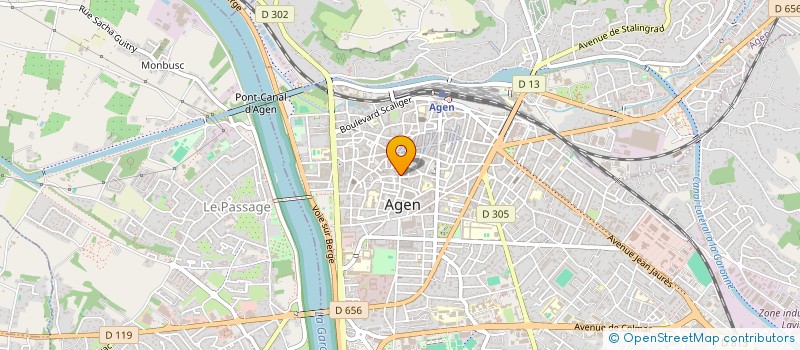 localisation de l'entreprise MADAME PAULINE WEGLARZ  AGEN