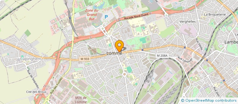 localisation de l'entreprise MADAME PAULINE WERQUIN à LILLE