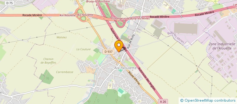 localisation de l'entreprise MADAME PAULINE WILMART  AIX-NOULETTE