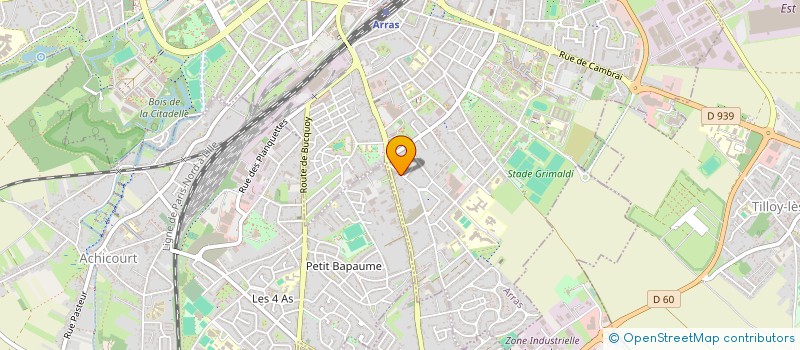 localisation de l'entreprise MADAME PAULINE WINTREBERT à ARRAS