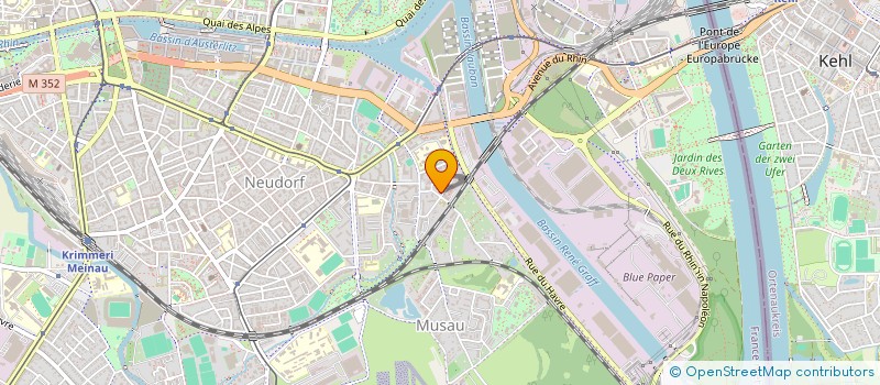 localisation de l'entreprise MADAME PAULINE WITTNER  STRASBOURG