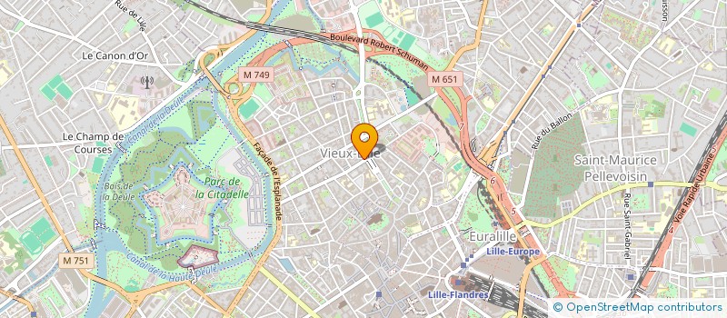 localisation de l'entreprise MADAME PAULINE WOICIECHOWSKI à LILLE