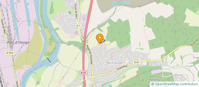 localisation de l'entreprise MADAME PAULINE WOILLET  BERTRANGE